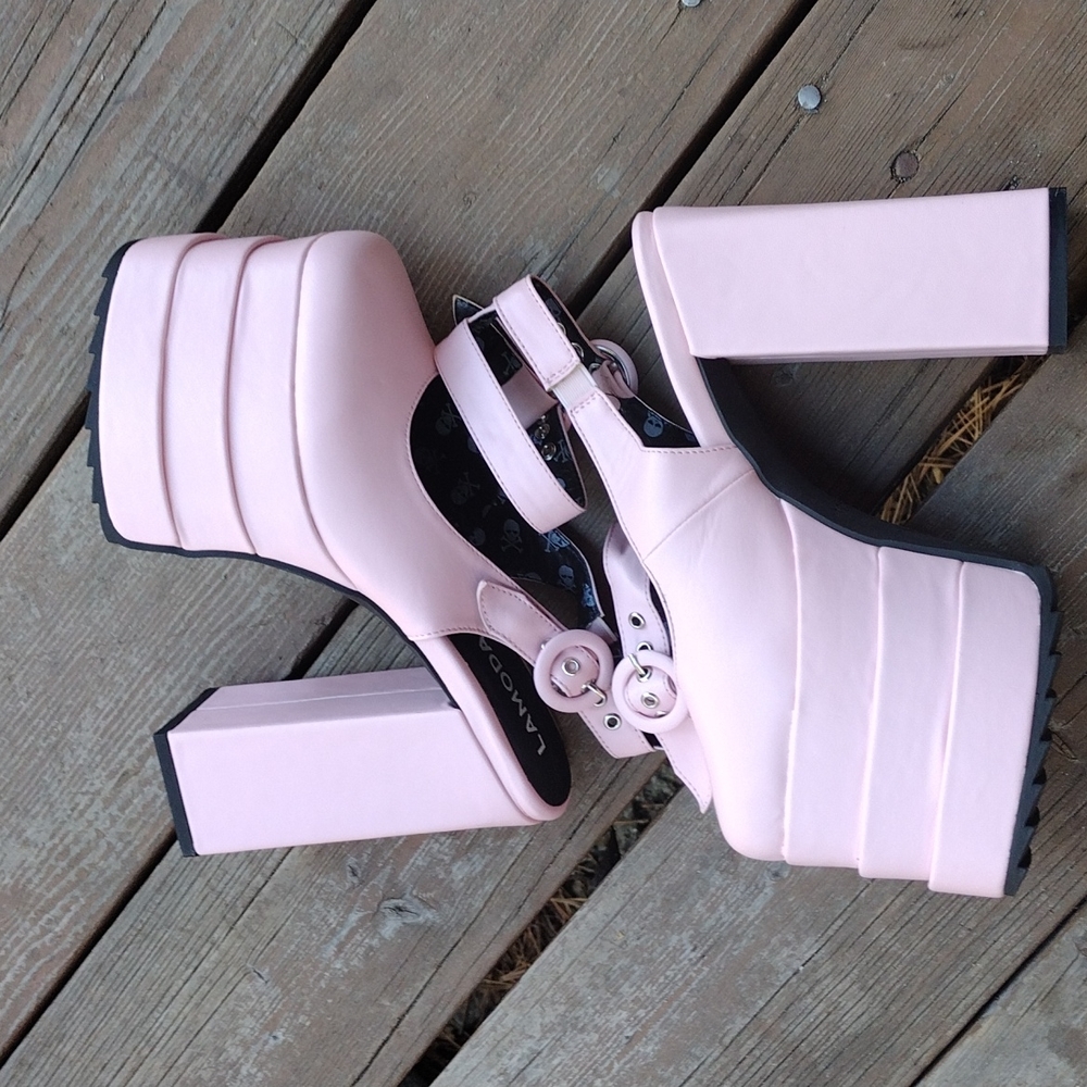 Dolls Kill 🖤 Lamoda Pink Platform - Picture 2 of 15